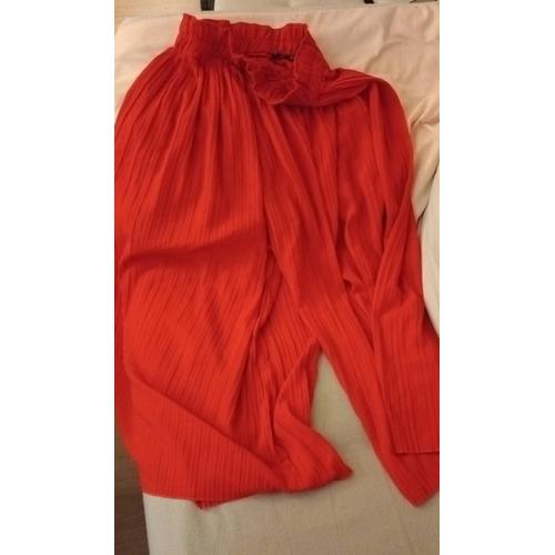 Jupe Plissée Femme Bershka Taille L.