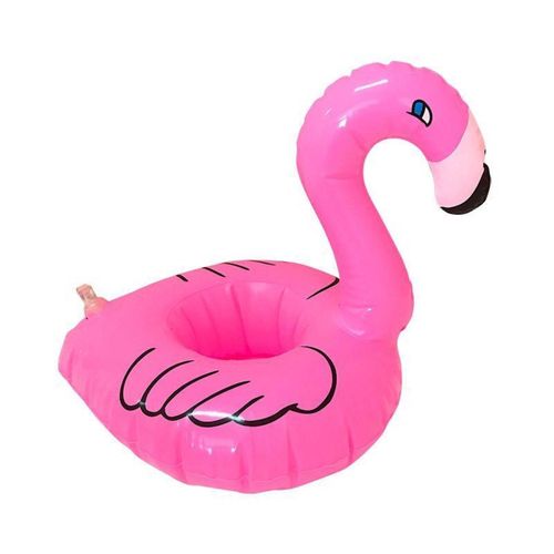 Porte-Gobelet Gonflable - Flamant Rose