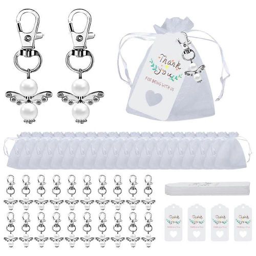Porte-Clés, 20 Pcs Party Favors Mariage Pour Communion Confirmation Porte-Clés Filles Merci Cadeau