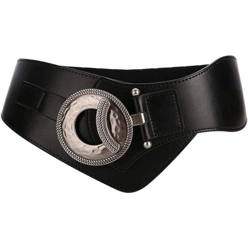 Ceinture Femmes Stretch Ceinture Élastique Ceinture Taille Ceinture Femmes Large 7,5 Cm Ceinture En Cuir Grande Taille 70-160cm Mode Femme Ceinture Ceinture Extensible?Noir