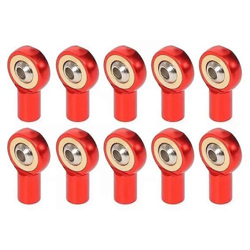 10pcs M2.5 Link Rod Joint Ball End Holder pour RC Modèle Voiture Bateau Avion Camions Rouge