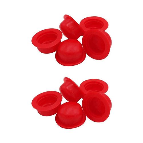 Couvercle en caoutchouc anti-poussière Capuchon de protection rouge pour tuyau flexible Vanne à goupille de bouteille de CO2 pour machine à soda Mach