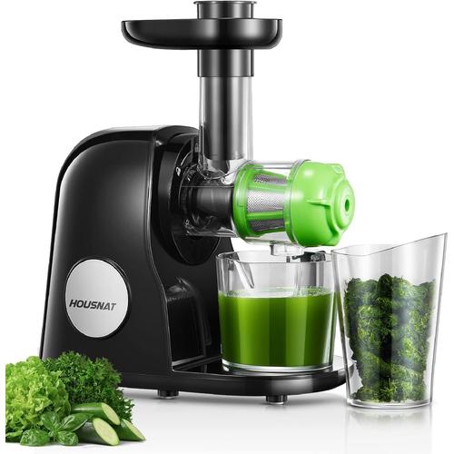 Extracteur De Jus De Fruits Et Légumes, Extracteur Jus Avec Moteur Silencieux, Slow Juicer Nutriments Maximaux - 90% Jus Pureté, Extracteur Jus De Fruits Et Légumes, Fonction Inverse