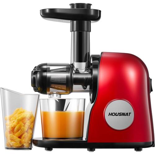 Extracteur De Jus De Fruits Et Légumes, Extracteur Jus Avec Moteur Silencieux, Slow Juicer Nutriments Maximaux - 90% Jus Pureté, Extracteur Jus De Fruits Et Légumes, Fonction Inverse