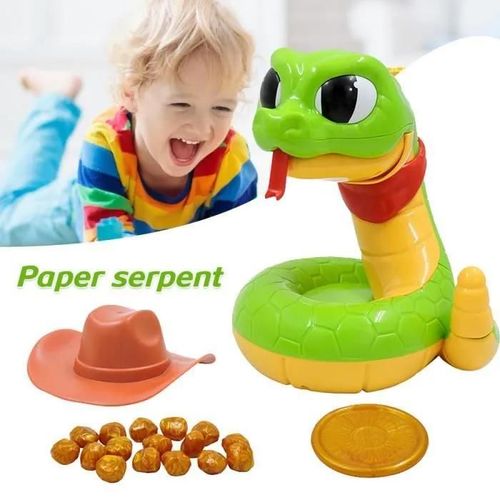 Jouet délicat de serpent à sonnette effrayant électrique, petits jouets de jeu de décompression pour les enfants
