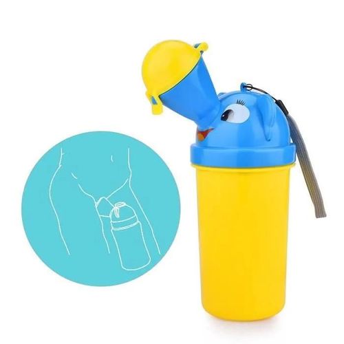 Urinoir Portable Pour Bébé - Onever - Jaune - Apparence Mignonne - Bracelet - Grande Capacité 