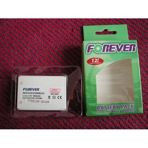 Forever - Batterie Mobile - Pour  Nokia 3310 /3330 /3410 /3510
