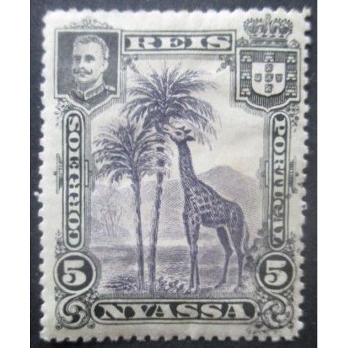 Nyassa N°28 Girafe Oblitéré