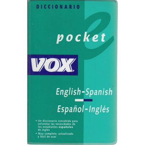Diccionario Pocket Vox English-Spanish Espanol-Ingles