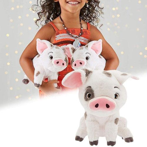 Peluche Cochon Moana De 22 Cm, Animal Mignon De Dessin Animé, Poupée Douce Noire