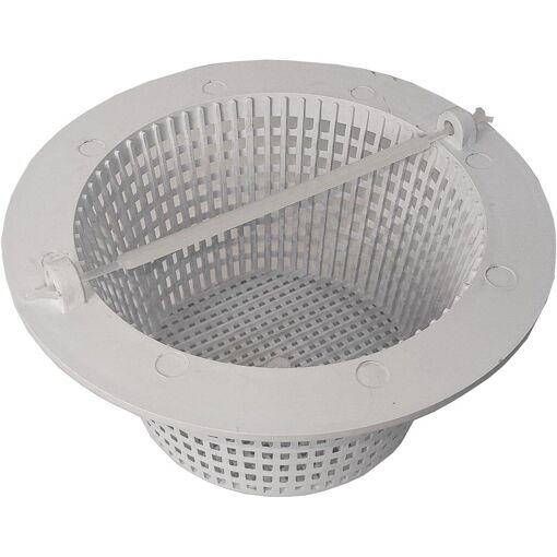 Panier De Skimmer Piscine 16 Cm Avec 10 Chaussettes Filtrantes - Nettoyage Feuilles Et Débris