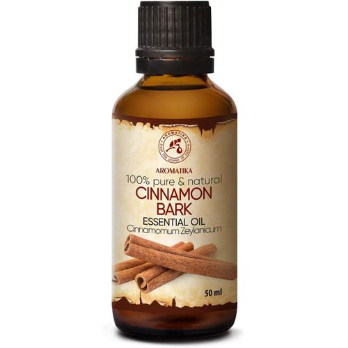 Huile Essentielle Cannelle 50ml - Cinnamomum Zeylanicum - Aromathérapie - Parfum Ambiance Huile Cannelle Pure Pour Soins De Peau Et Cheveux - Diffuseurs - Détente 
