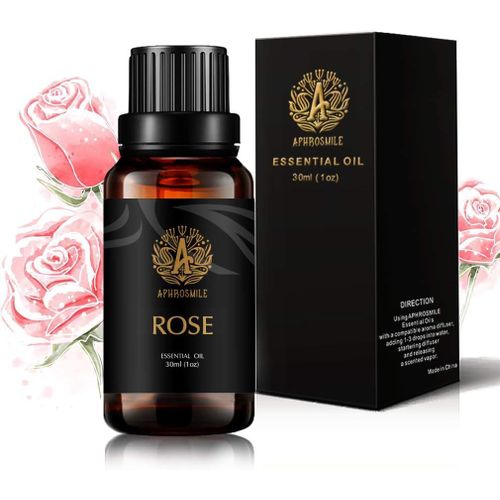 Aromathérapie Rose Huile Parfumée, 1oz-30ml Aromathérapie Rose Huile Essentielle Parfum For Diffuseur, Humidificateur, Qualité Thérapeutique Rose Parfum Huile Essentielle For Massage, Accueil