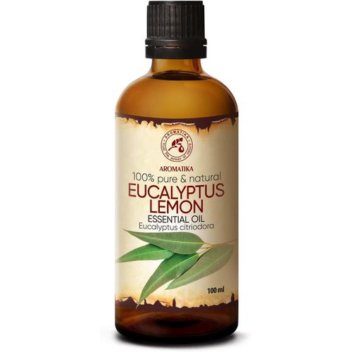Eucalyptus Citriodora 100ml - Eucalyptus Citron - Pure Et Naturelle Huile Essentielle Pour Aromathérapie - Sauna - Diffuseur Arômes - Lampe À Parfum - Idéal Pour La Beauté