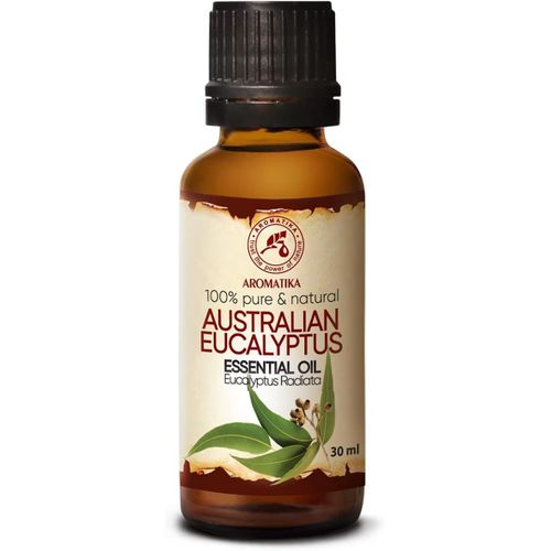 Huile D'eucalyptus 100% Huile Essentielle Naturelle 30ml - Eucalyptus Radiata - Australie - Idéal Pour La Beauté - Sauna - Aromathérapie - Diffuseur D'arômes - Lampe À Parfum Huile D'eucalyptus 