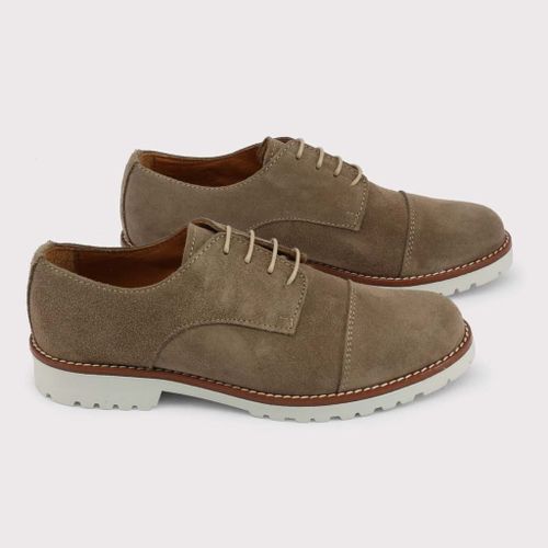 Chaussure Cuir Taupe Femme Made In Italia Taille 40