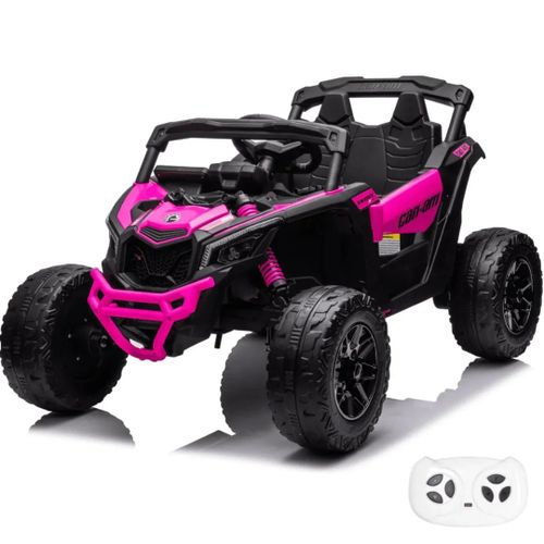 Can-Am Maverick R - Buggy Électrique 12v - 4x4 - 1 À 6 Ans - Rose