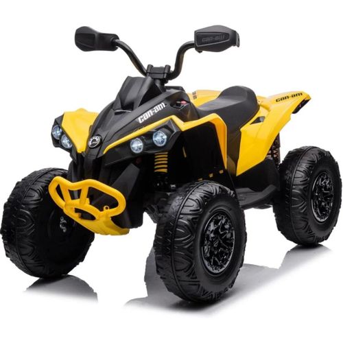 Can-Am Renegade - Quad Électrique Enfants 12v - 4x4 - 3 À 7 Ans - Jaune