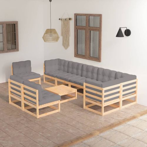 Vidaxl Cadre De Lit Superposé Avec Bureau 90x200 Cm Bois Pin Massif
