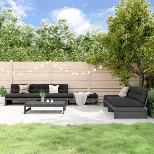 Vidaxl Bordure De Jardin 10 Pcs Bois De Sapin 4,4 M