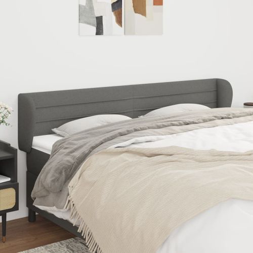Vidaxl Lit De Repos D'extérieur Avec Auvent Gris Acier Et Tissu Oxford