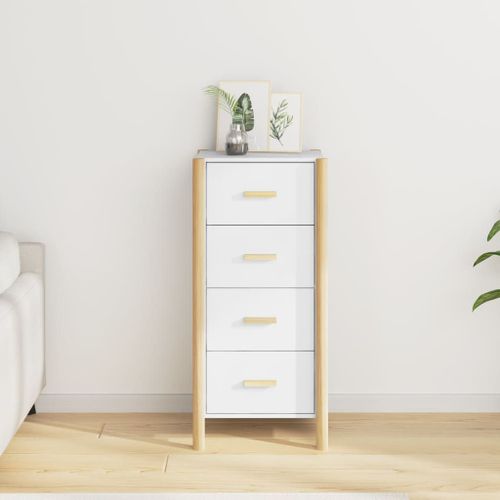Vidaxl Meuble Tv Suspendu Blanc 60x30x30 Cm