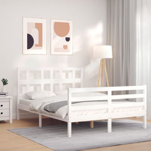 Vidaxl Banc À Chaussures Viken Blanc 106x35x45 Cm Bois Massif De Pin