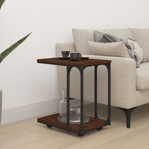 Vidaxl Dessus De Bureau Avec Courbe 110x50x2,5 Cm Manguier Massif Brut