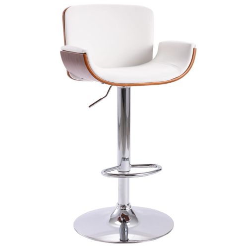 Vidaxl Bureau D'ordinateur Blanc Et Chêne 110x60x70 Cm Aggloméré