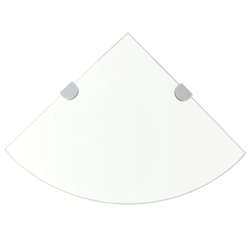 Vidaxl Étagère Murale Flottante Gris Brillant 23x23,5x3,8 Cm Mdf