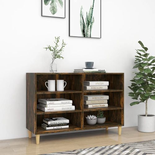 Vidaxl Table De Chevet Noir 40x33x46 Cm Bois De Manguier Solide