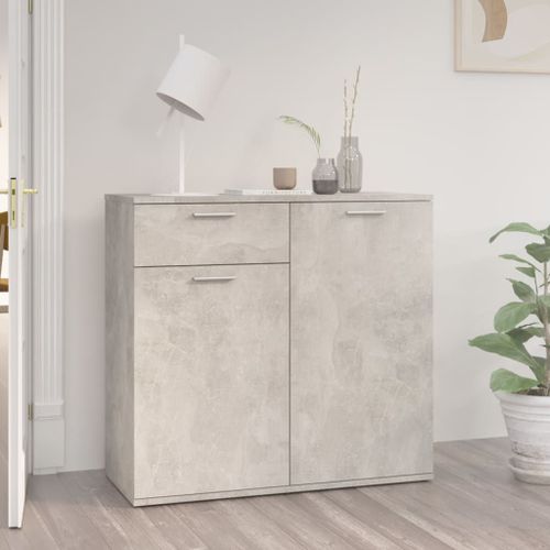 Vidaxl Table De Jardin Avec Dessus En Bois Gris 110x68x70 Cm Rotin