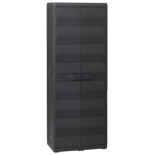 Vidaxl Buffet Avec Lumières Led Chêne Fumé 181,5x37x100 Cm