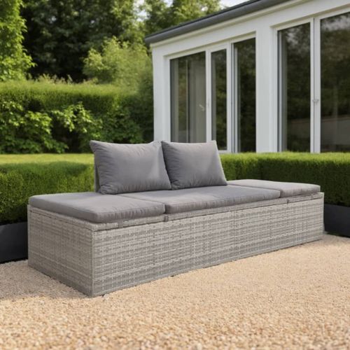 Vidaxl Banc Gris Clair 70x35x41 Cm Velours