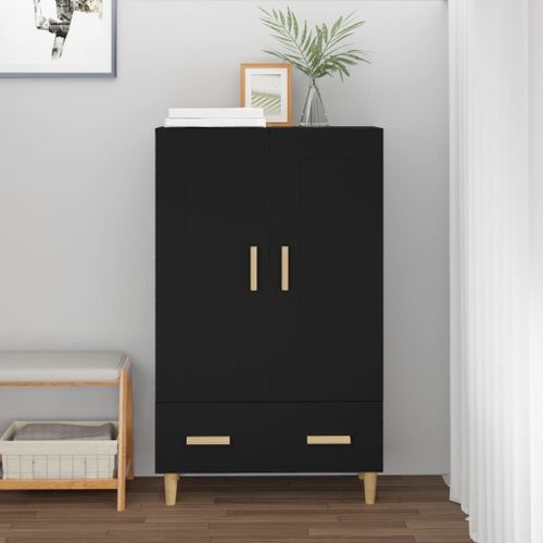 Vidaxl Meuble Tv Blanc Brillant 80x36x50 Cm Bois D'ingénierie