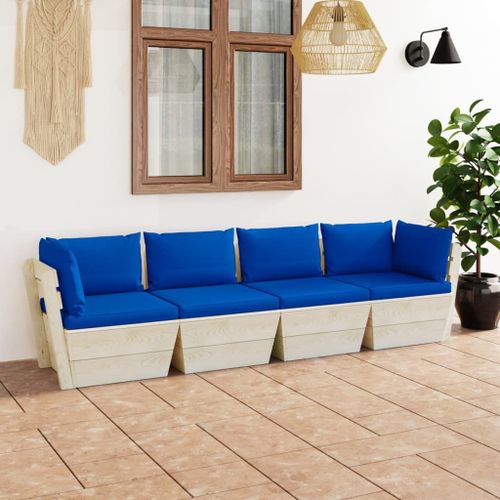Vidal Xl Table Basse Avec Roues Bois De Manguier Brut