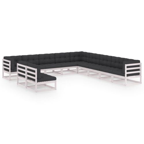 Fauteuil De Jeux Vidéo Et Repose-Pied Blanc Et Noir Similicuir - Vidaxl