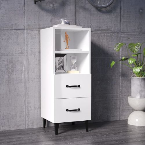 Vidaxl Bureau Noir 100x45x76 Cm Bois Ingénierie Acier Enduit De Poudre
