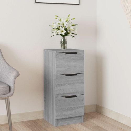 Vidaxl Table De Bar Gris Béton 51x50x103,5 Cm Bois D'ingénierie