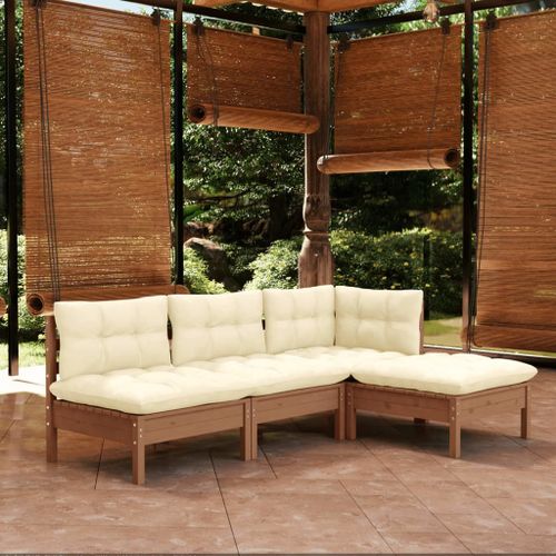 Vidaxl Bibliothèque/Séparateur De Pièce Gris 51x25x132 Cm Pin Solide