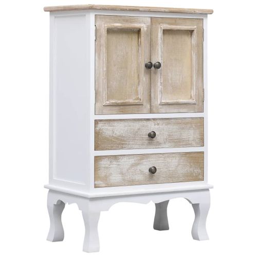 Vidaxl Meuble Tv 110x30x40 Cm Bois D'acacia Massif