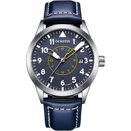 Montre Mécanique Automatique Pour Homme Avec Bracelet En Cuir Et Affichage Analogique De La Date Montre Étanche