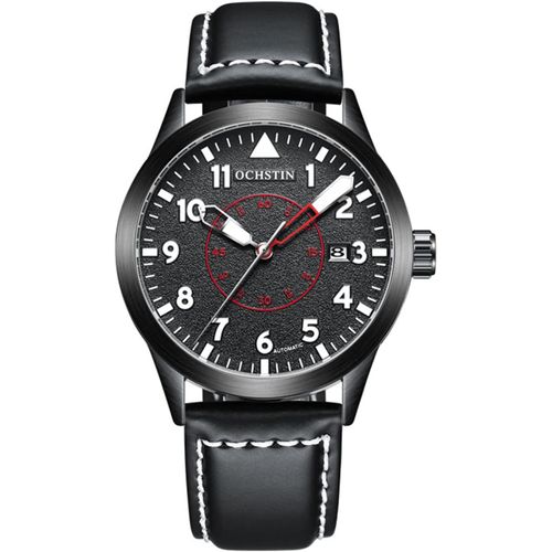 Montre Mécanique Automatique Pour Homme Avec Bracelet En Cuir Et Affichage Analogique De La Date Montre Étanche