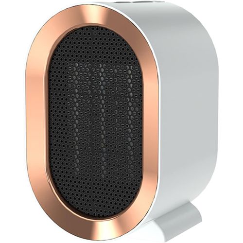 Radiateur Soufflant, Économe En Énergie, Silencieux, 1200 W, En Céramique, Pour Chambre, Salle De Bain, Salon, Protection Contre La Surchauffe Et Le Basculement, Blanc