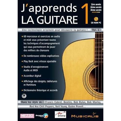 J'apprends La Guitare Niveau 1 - Version Boîte - 1 Utilisateur - Cd - Win - Français)