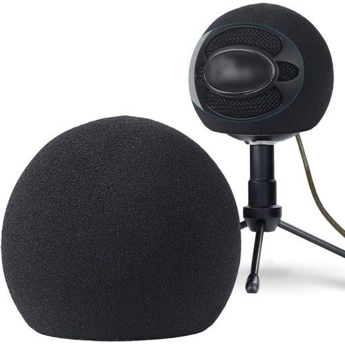 Filtre Anti Pop Mousse Et Anti-Vent Pour Blue Snowball Ice Microphone, Anti Vent Bonnette Comme Pare-Br Efficace Enlever Les Bruits