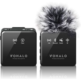 Microphone Lavalier Sans Fil Pour IPhone IPad Android,Micros