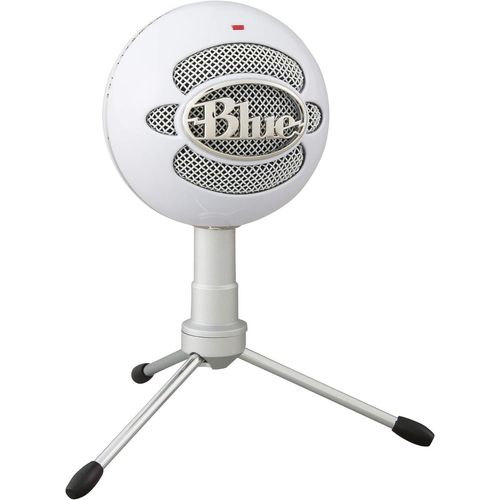 Blue Microphones Snowball Ice Micro Usb Plug 'N Play Pour Enregistrement, Streaming, Podcast, Micro Gaming, Micro Pc Et Mac Avec Capsule Condensateur Cardioïde, Support Ajustable Et Câble Usb - Blanc