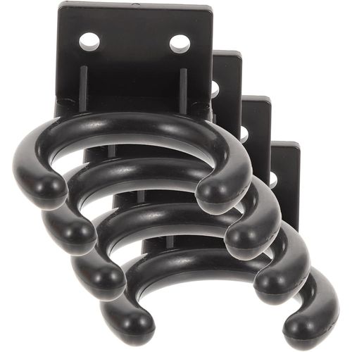 4 Pièces Crochet De Microphone Pied De Micro D'Enregistrement Crochet De Suspension Pour Microphone Support De Microphone Sans Fil Pied De Sans Microphone Ktv Mural Radio Plastique