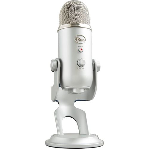 Yeti, Micro Usb Pour Enregistrer, Streaming, Gaming, Podcast, Micro Gaming Condensateur, Micro Pc & Mac Avec Effets Blue Vo!Ce, Support Ajustable, Plug And Play - Argent